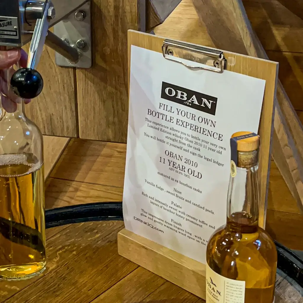 Fill Your Own Bottle Experience bei Oban
